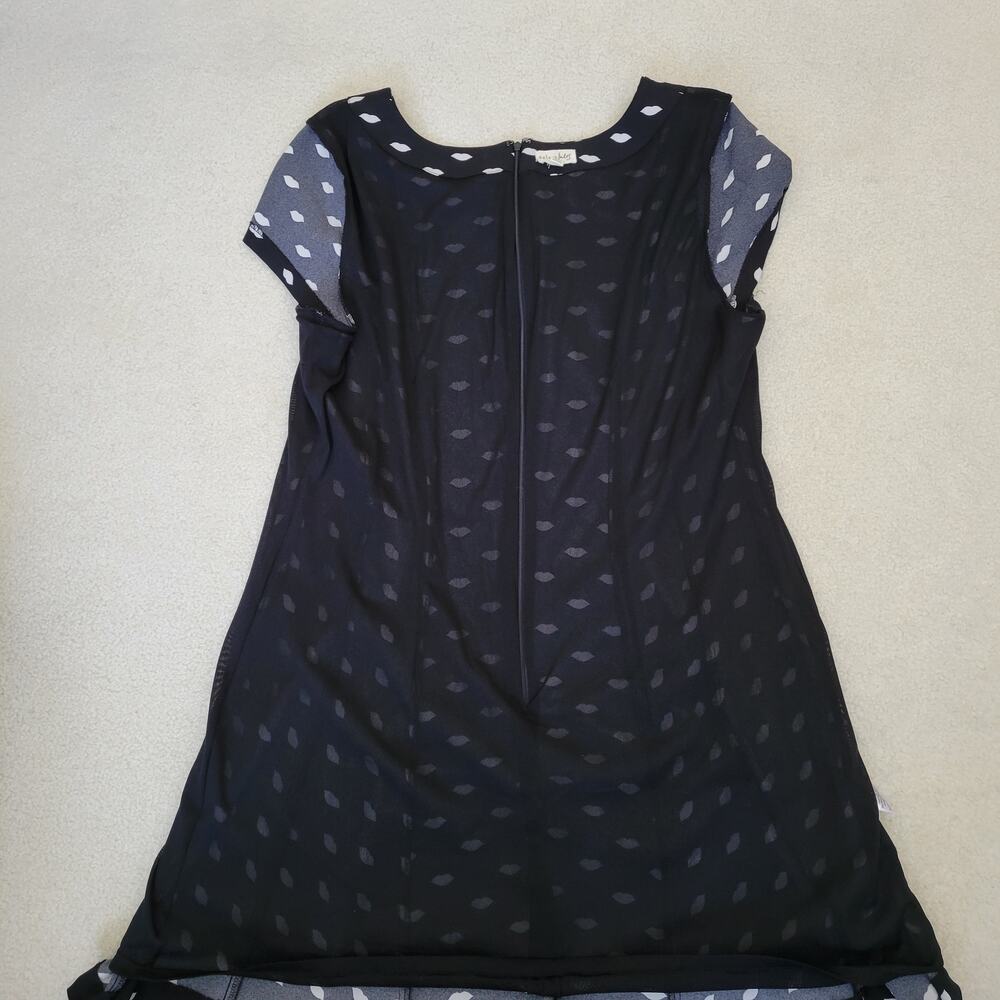 Maison Jules Cute XXL Fit & Flare Dress Scoop Neck Bust Darts Lined Cap Sleeves - Picture 10 of 16